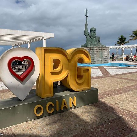 Apartamento Frente Ao Mar Com Varanda E Piscina Praia Grande  Extérieur photo