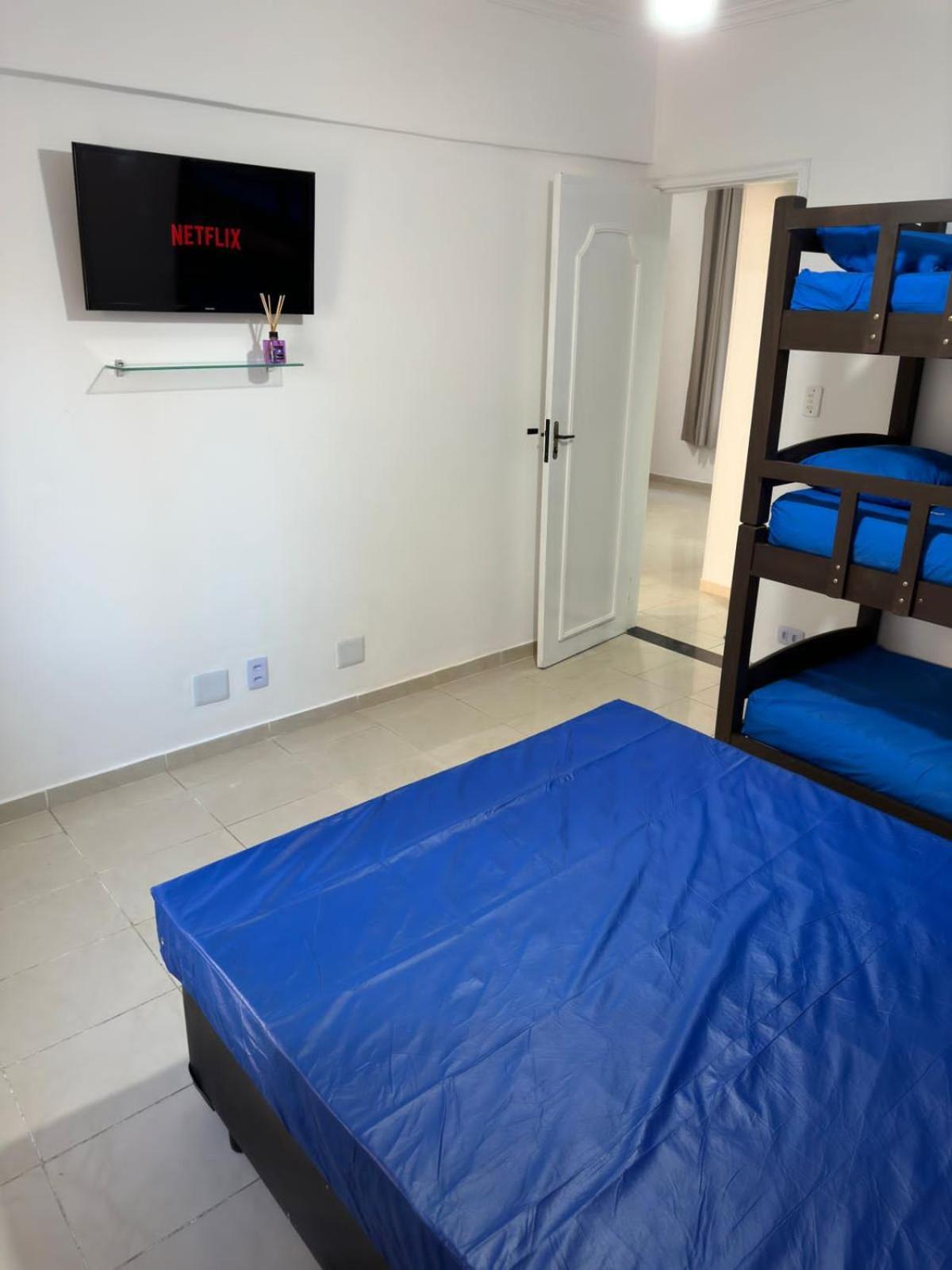 Apartamento Frente Ao Mar Com Varanda E Piscina Praia Grande  Extérieur photo
