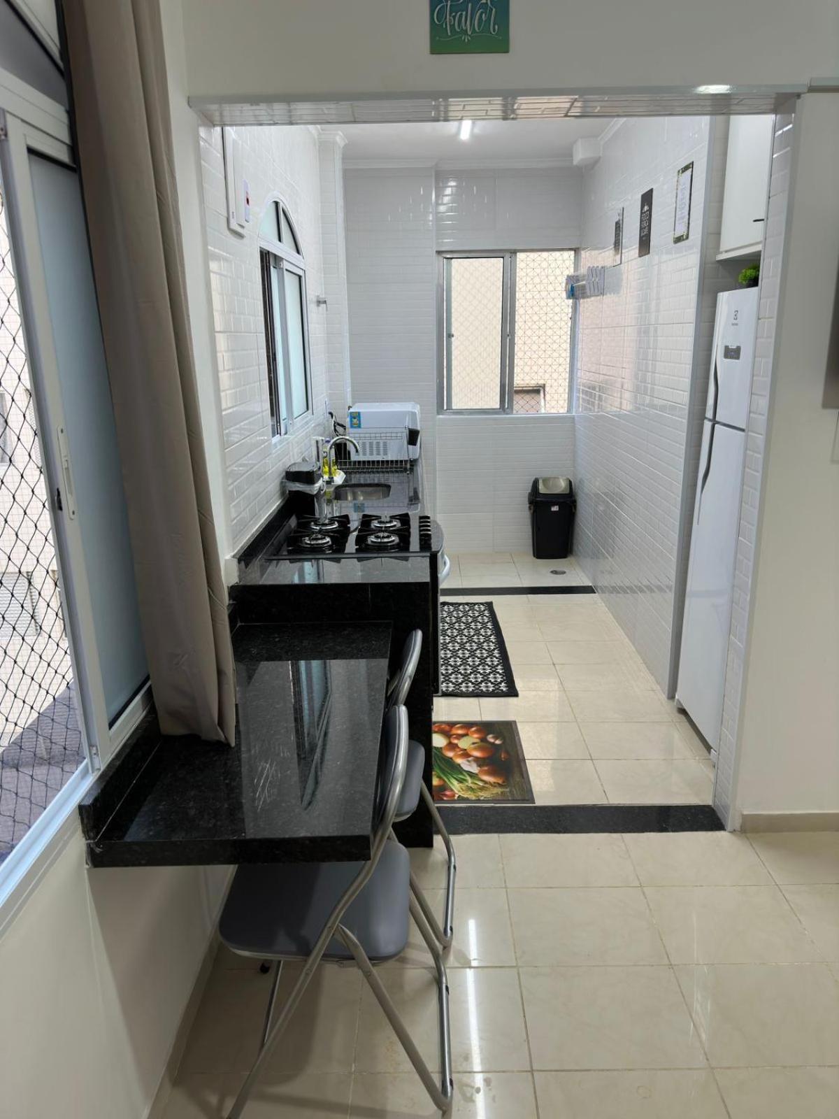 Apartamento Frente Ao Mar Com Varanda E Piscina Praia Grande  Extérieur photo