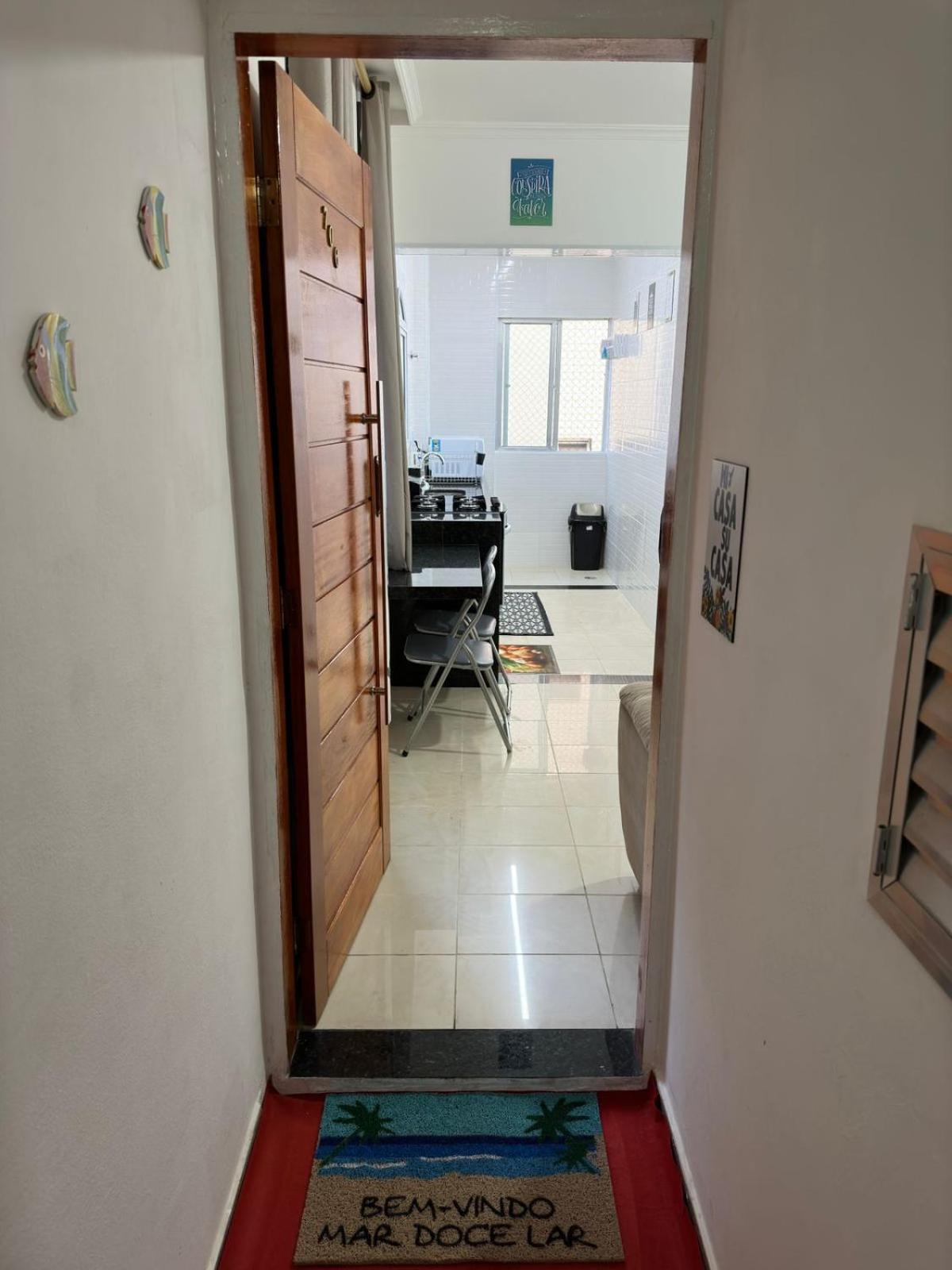 Apartamento Frente Ao Mar Com Varanda E Piscina Praia Grande  Extérieur photo